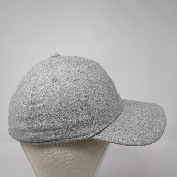 Unbranded Slideback Baseball Cap Gray One Size Adjustable Vented Holes Blank - Picture 5 of 9